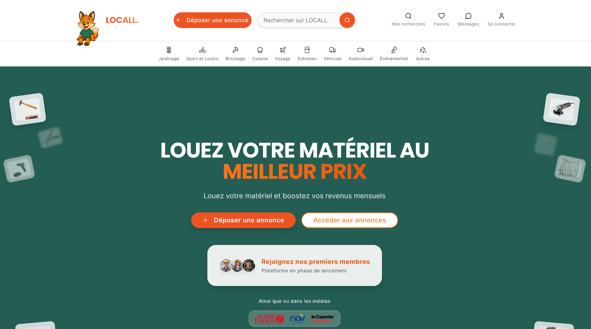 Aperçu du projet LOCALL